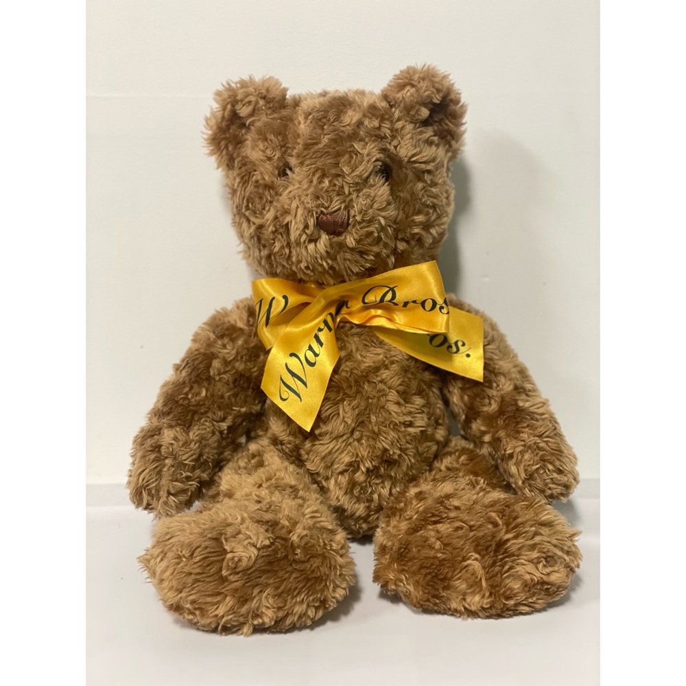 Warner Bros. Teddy Bear Doll Brown with Gold Bow